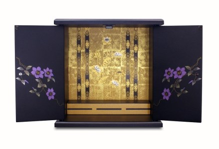 タツクラフト 紀州塗り ミニ仏壇 大 鉄仙