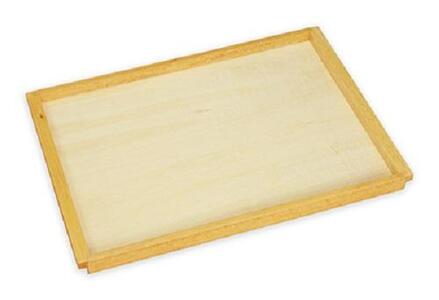 タツクラフト すべり止め付 木製 トレー 38cm ナチュラル 【Tk245】