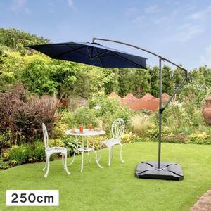 54093800 EGプッシュハンギングパラソル 2.5m ネイビー【大型】の