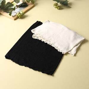 和歌山県産シルク腹巻き2枚セット ブラック・ホワイト_装飾品・工芸品 服飾小物 _