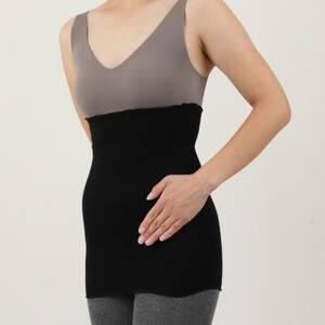 和歌山県産プレミアムシルク腹巻き ブラック_装飾品・工芸品 服飾小物 _