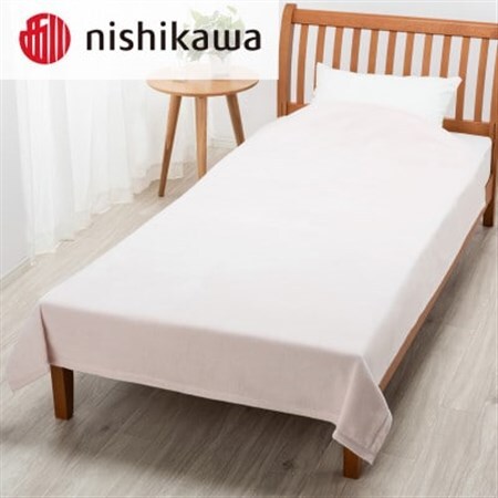 西川のシール織綿毛布　ピンク　セミダブル　160×210cm　FQ13201019/100_雑貨・日用品 毛布 寝具 _【1445366】