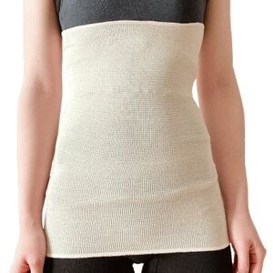 シルク100%オールシーズン腹巻き(男女兼用)【クリーム1枚】_装飾品・工芸品  服飾小物 _【1487958】