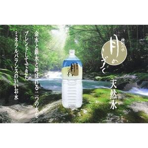 【毎月定期便】ミネラルウォーター　月のしずく2L×6本入 全3回_飲料・ドリンク 水・ミネラルウォーター    定期便 定期便  _【4011448】