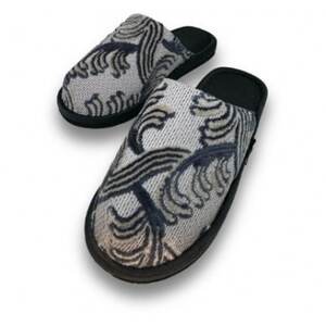 NAKAYA KINKAZAN TEXTILE  金華山スリッパ　フェザー　グレー 1足_装飾品・工芸品 スリッパ・下駄・草履 靴・履物 _【1588164】