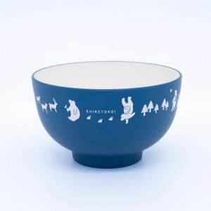 知床トコさんテーブルウェアシリーズ　おわん 1個 【ブルー】【配送不可地域：離島・沖縄県】【1639091】