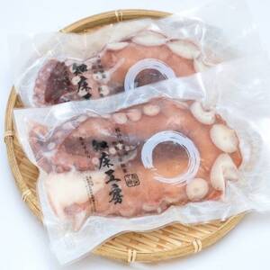 浜茹で タコ足刺身用 350g前後1本×2パック ミョウバン不使用[配送不可地域:離島・沖縄県]