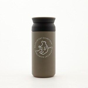 知床トコさんトラベルタンブラー カーキ 350ml×1本_雑貨・日用品 タンブラー 食器 _[配送不可地域:離島・沖縄県]