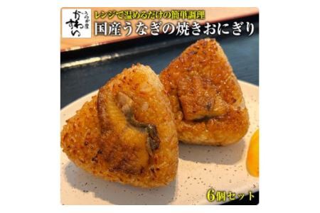 国産うなぎの焼きおにぎり6個セット(B881-1)