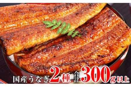 超特大国産うなぎ１本＆蒲焼きカット(B217-1)