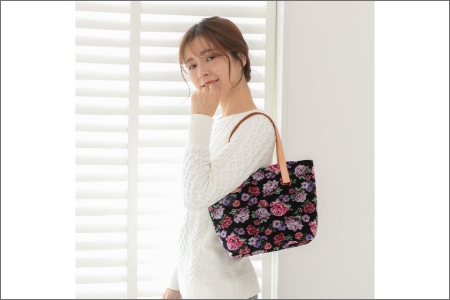 [0649]時代を超えて愛される! 再織ハンディートートバッグ