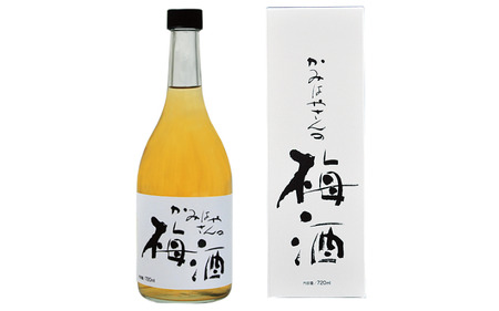 かみはやさんの梅酒 [白] 720ml アルコール度数11% / 梅干し 梅干 梅 うめ 梅酒 酒 紀州南高梅 南高梅 和歌山 紀州産 完熟梅 本格梅酒 ギフト プレゼント お土産 手土産 [okh019]