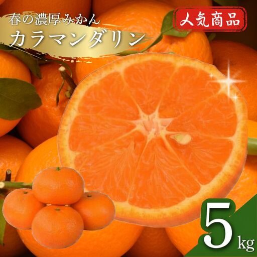 カラマンダリン[秀品]5kg [先行予約] [期間限定・数量限定] / フルーツ 果物 田辺市 和歌山県 カラマンダリン[ymh026]