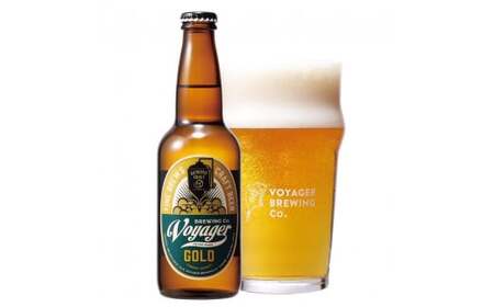 クラフトビール ボイジャーブルーイング GOLD（アルコール度数5.5％）330ml×12本 クール便 / 和歌山 田辺市 クラフトビール 地ビール 瓶ビール 地酒 ボイジャーブルーイング セット 父の日 ギフト プレゼント 贈り物【bbi006-1】