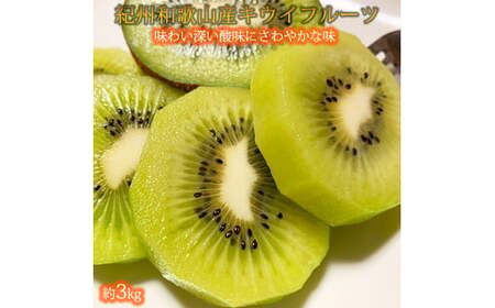 紀州かつらぎ山のキウイフルーツ約3kg ※※2027年1月下旬〜2月上旬頃に順次発送予定(お届け日指定不可)[uot792]