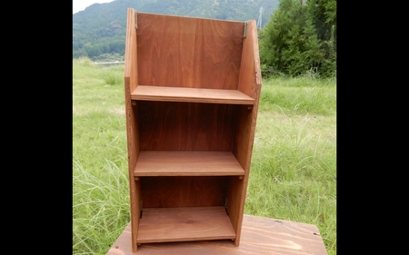 キャンプ用折りたたみオープンラック/ キャンプ 家具 テーブル アウトドア 折り畳み 持ち運び 棚 ラック バーベキュー[myv006]