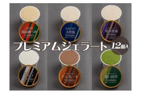 ジェラート アイス アイスクリーム / プレミアムジェラート 詰め合わせセット(6種類×2個) アイスクリームセット 100mlカップ ゆあさジェラートラボラトリー[sgtb701]