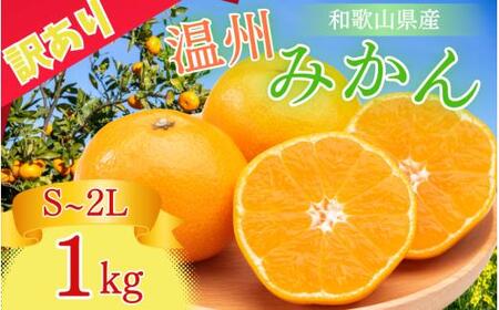 [和歌山県産]訳あり 温州みかん 1kg お試しに♪ (早生・中生・晩稲)[S〜2Lサイズおまかせ][2025年10月中旬〜2026年1月中旬頃までに順次発送][味好農園]/ 「おてんば娘」みかん 蜜柑 柑橘 温州みかん 訳あり 果物 フルーツ 甘い 果汁溢れる[agy037]