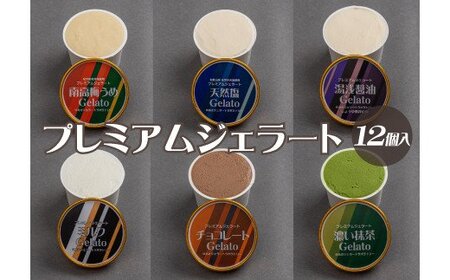 ジェラート アイス アイスクリーム / プレミアムジェラート 詰め合わせセット(6種類×2個) アイスクリームセット 100mlカップ ゆあさジェラートラボラトリー[kmtb701]