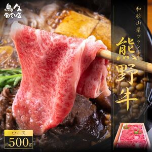 特選熊野牛(ロース肉500g)[A119-frks049]