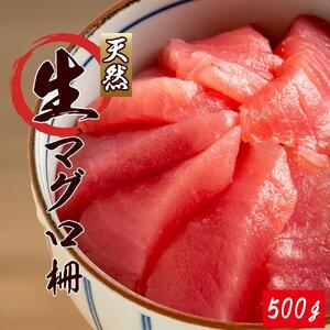 那智勝浦直送!天然生まぐろ 柵 500g[UT101]