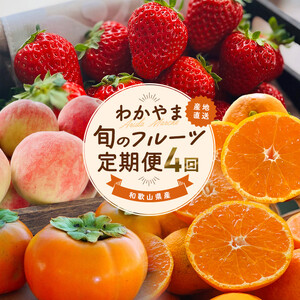 わかやま旬のフルーツ定期便[S] 全4回 2～3・7・10・11～12月発送 家庭用［MS123］