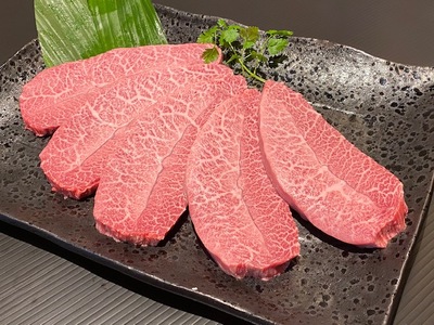 和歌山県産 黒毛和牛「熊野牛」特選ミスジ(希少部位)ステーキ 400g(100g×4枚) 4等級以上[MG44]