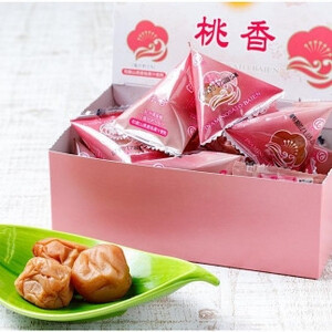 紀州南高梅 桃風味梅干(桃香)テトラピロー 12個入り [US50]