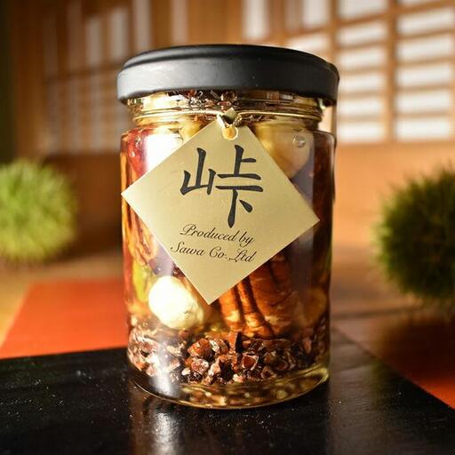 ナッツの蜂蜜漬【峠プレミアム 爛（RAN）】～熊野古道 峠の蜂蜜×ナッツ 【SW15】
