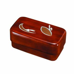 長角入子弁当箱 大 杢目 かくれんぼ(中子なし)シール付