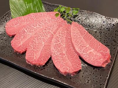 和歌山県産 黒毛和牛「熊野牛」特選ミスジ(希少部位)ステーキ 400g(100g×4枚) 4等級以上[MG44]