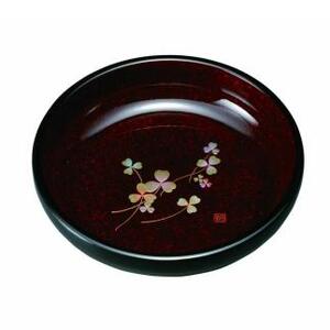 7.0寸 菓子鉢 石目塗 クローバー[YG78]