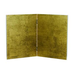 木製 屏風 金箔貼姫屏風 無地 縦型[YG138]