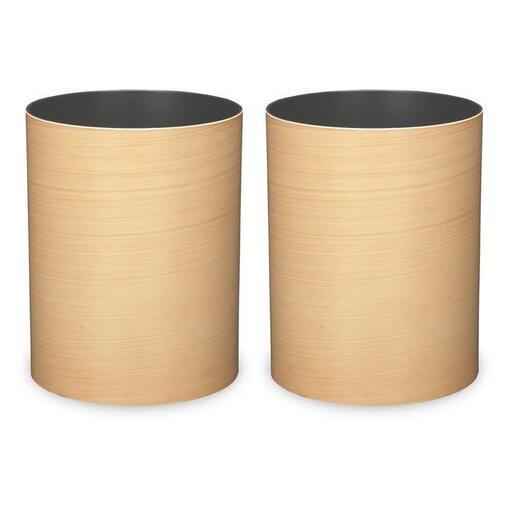 タツクラフト 杢目塗り ダストボックス S ひのき杢 3.4L 2個組 [Tk330]