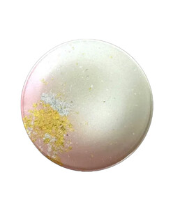 丸小皿(金箔)ピンクグラデーション[NF186]