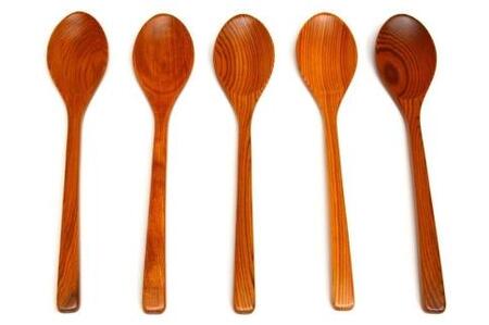 屋久杉カレースプーン5本セット【TN98】