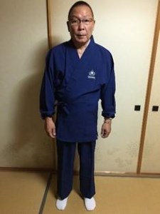 作務衣（春・夏・秋用）【ネイビー・Mサイズ】