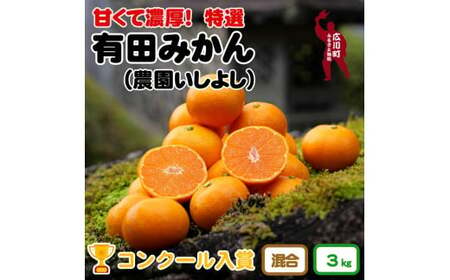 ▼特選有田みかん[創業120年農家直送] 3kg ※2024年11月より順次発送予定 [isy004-r-3]