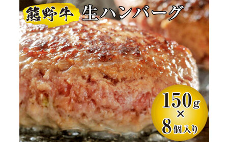 ▼熊野牛 生ハンバーグ 8個入り [mtf305-na-8B]