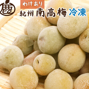 家庭用 冷凍梅約1kg [紀州 南高梅 青梅 黄梅 完熟梅 ][訳あり ]