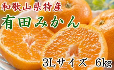[秀品]和歌山有田みかん約6kg(3Lサイズ) ★2025年11月中旬頃より順次発送
