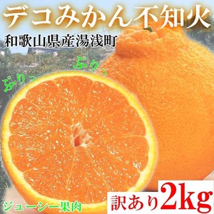 不知火(しらぬい) オレンジ みかん 家庭用 2kg | 訳あり 和歌山みかん オレンジ フルーツ 果物 ※北海道・沖縄・離島への配送不可 ※2025年2月下旬〜3月下旬頃に順次発送予定