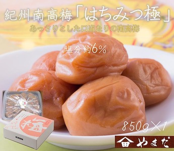 紀州南高梅はちみつ極塩分約6%(850g)