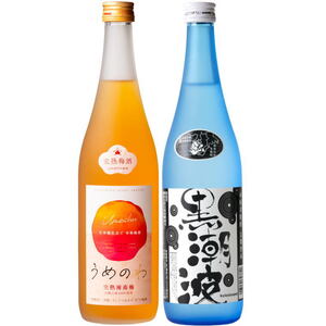 焼酎 黒潮波(くろしおなみ)720mlと紀州完熟南高梅「梅酒」720mlの2本セット|梅酒 梅酒 梅酒 梅酒 梅酒