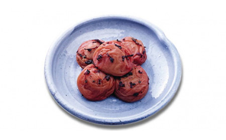 [紀州南高梅]しそかつお梅干し(はちみつ入り) 350g〔化粧箱入り〕◇