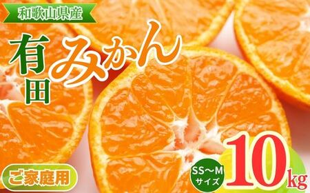 【ご家庭用】和歌山有田みかん約10kg(SS、S、Mサイズ)【美浜町】◇ ※北海道・沖縄・離島への配送不可 ※2024年10月中旬～2025年1月下旬頃に順次発送予定