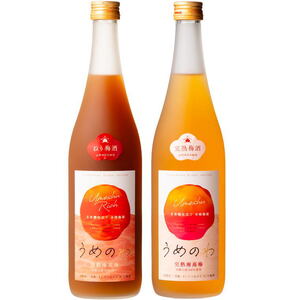 [紀州完熟南高梅使用] ねり梅酒 と 完熟梅酒 「うめのわ」 720mlの 飲み比べ 2本セット | 紀州南高梅 南高梅 梅酒 リキュール 梅 ロック ソーダ 水割り 家飲み 和歌山