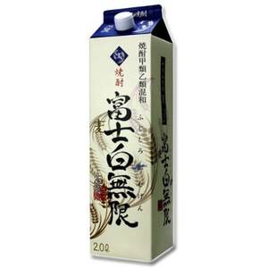 紀州の地酒 富士白無限 ふじしろむげん [麦] 25度 2L×6パック[日高町]