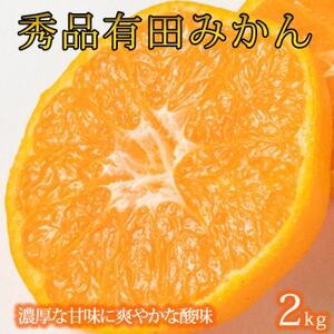 秀品 有田みかん 2kg 2S 〜 Lサイズのいずれか