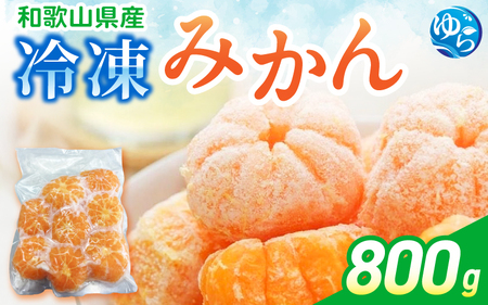 冷凍みかん 800g / みかん 和歌山 冷凍フルーツ 甘い 密柑 由良町 柑橘 果物 デザート[fmlb079]